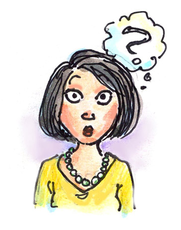 Women with Question Mark